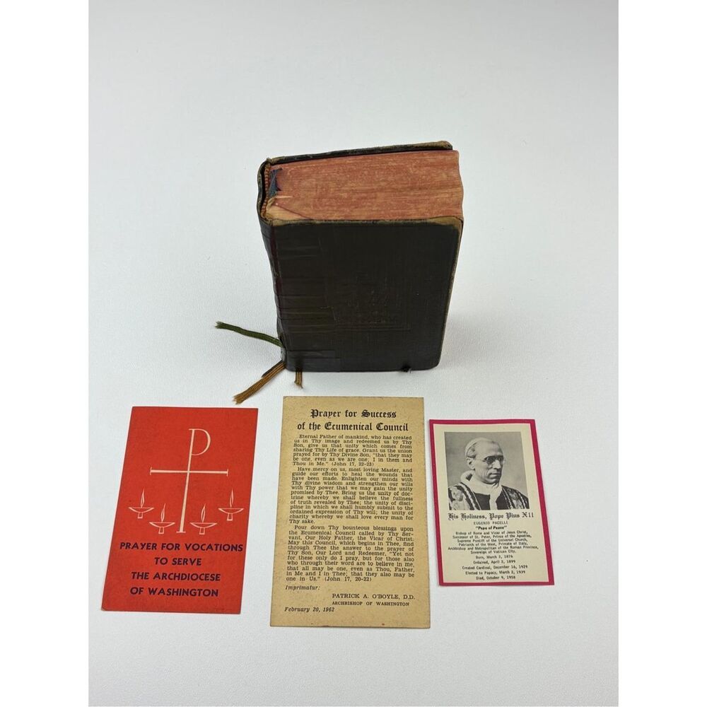 1949 Saint Andrew Daily Missal Dom Gaspar Lefebvre E.M. Lohmann Co Prayer Book G